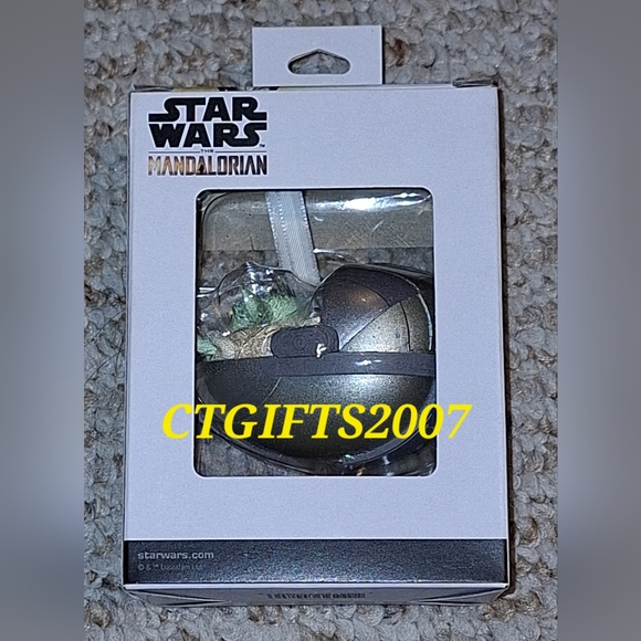 2020 Hallmark Star Wars The Mandalorian The Child Baby Yoda Ornament VHTF BNIWB. - Picture 6 of 10